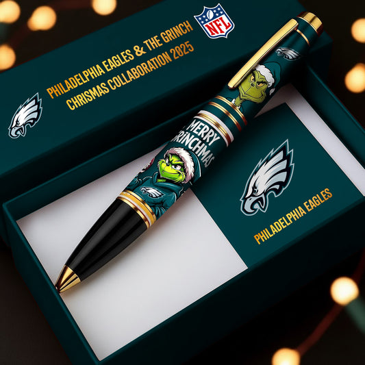 Premium NFL PHI x The Grinch Christmas Limited Edition Pen 2025 V1 NMD NHM