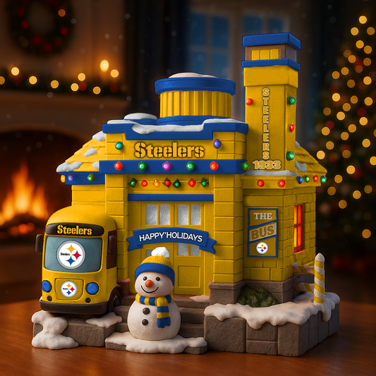 Premium NFL PIT Christmas Acrylic Plaque V8 NMD TTV