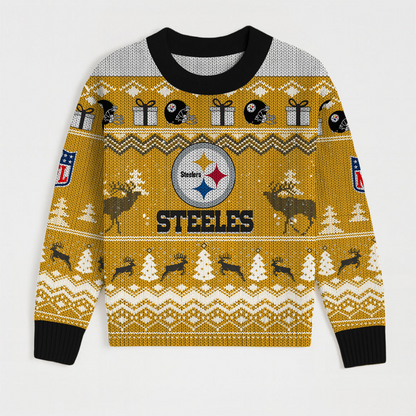 Premium NFL PIT Holiday Sweatshirt & Shorts Set V1 NMD TTV