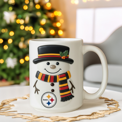 Premium NFL PIT Santa Ceramic Mug V1 NMD TTV