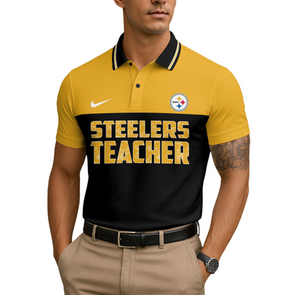 Premium NFL PIT Teacher Appreciation Polo Shirt V15 NMD TTV