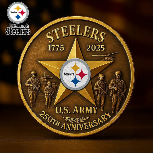 Premium NFL PIT U.S Army Anniversary Coin V1 NMD NHM