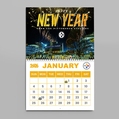 Premium NFL PIT Wall Calendar 2026 V1 NMD TTV