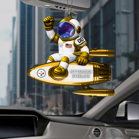 Premium NFL PIT x Astronaut Car Ornament NDT TDT