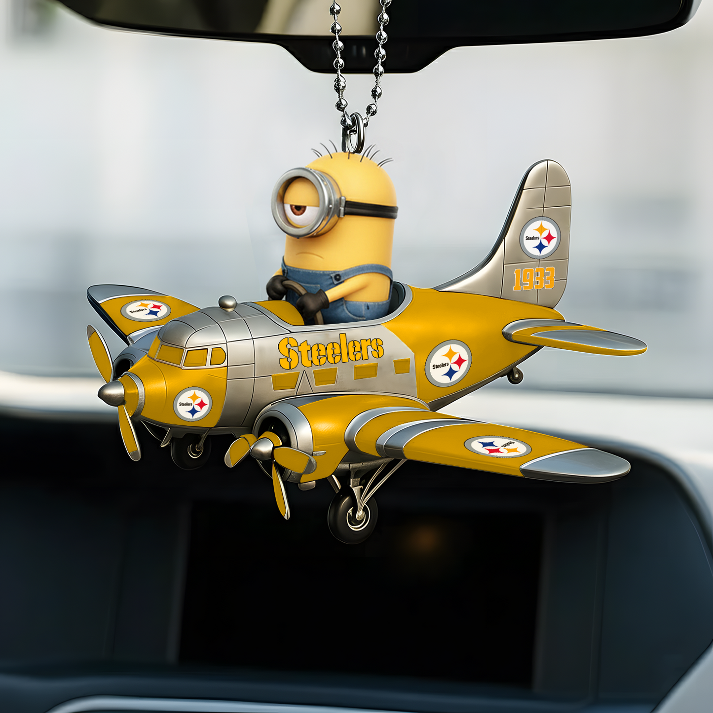 Premium NFL PIT x MINI Car Ornament V1 DATND TANTD