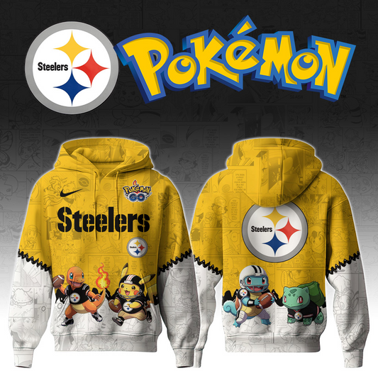 Premium NFL PIT x Pokemon Hoodie V1 NMD TTV