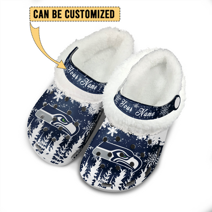 Premium NFL SEA Winter Fleece Clogs V1 NMD TTV