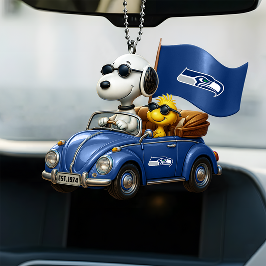 Premium NFL SEA x SNP Car Ornament DatND DVT