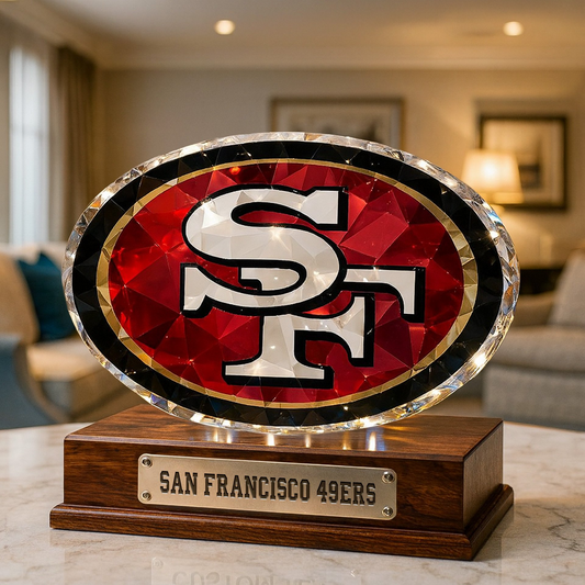 Premium NFL SF Crystal Style Desktop Ornament V1 NMD  TTV