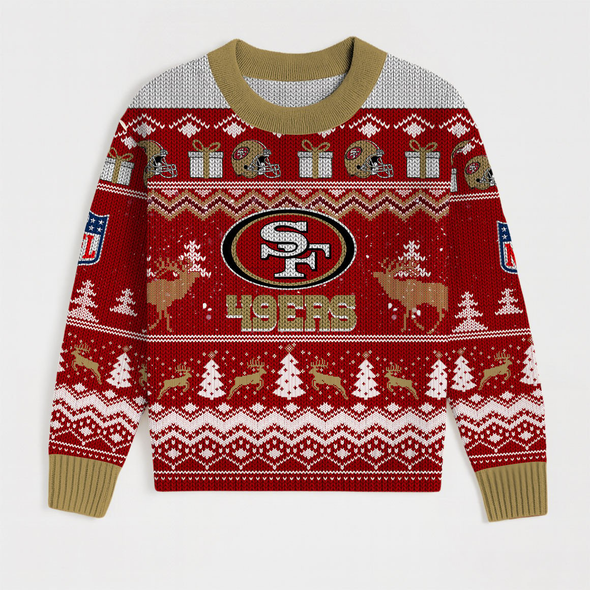 Premium NFL SF Holiday Sweatshirt & Shorts Set V1 NMD TTV
