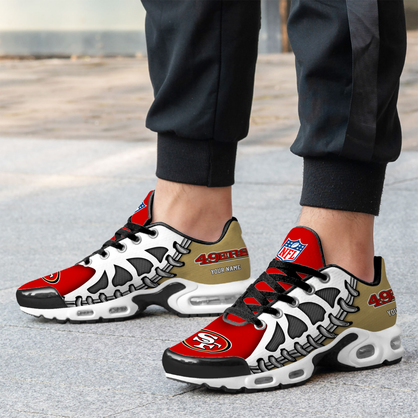 Premium NFL SF Spine Rush Air Max Sneaker V4 NMD  TTV