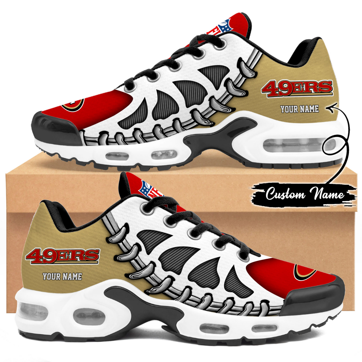 Premium NFL SF Spine Rush Air Max Sneaker V4 NMD  TTV