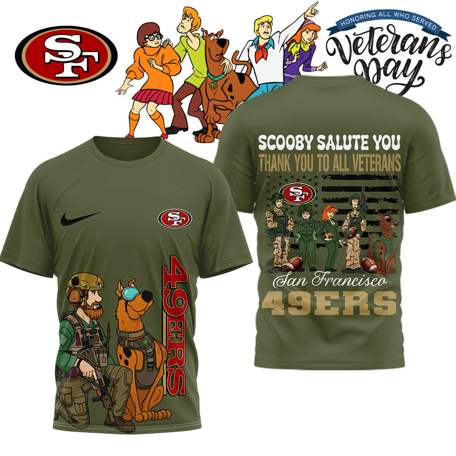 Premium NFL SF x SCO Salute Veterans T-shirt V15 NMD NHM