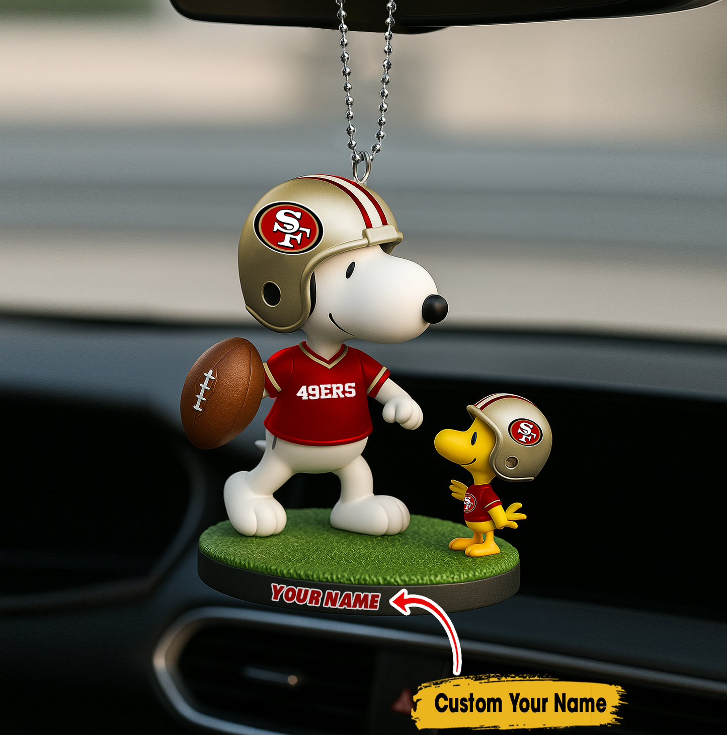 Premium NFL SF x SNP Car Ornament V4 NMD TTV