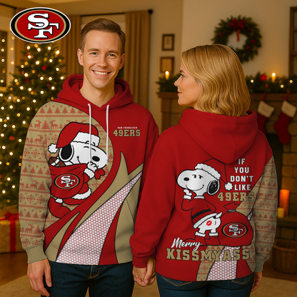 Premium NFL SF x SNP Funny Christmas Hoodie V1 NMD TTV