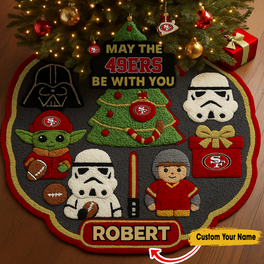 Premium NFL SF x STW Christmas Tree Skirt V1 NMD TTV