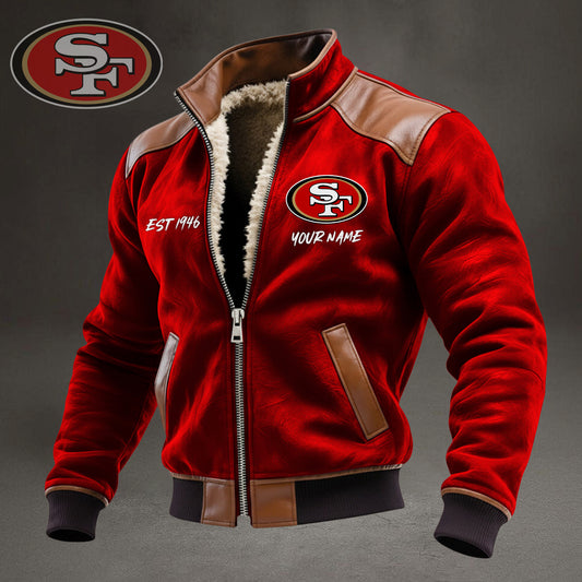 Premium NFL SF49 Collar Zipper Jacket V1 NMD NHM