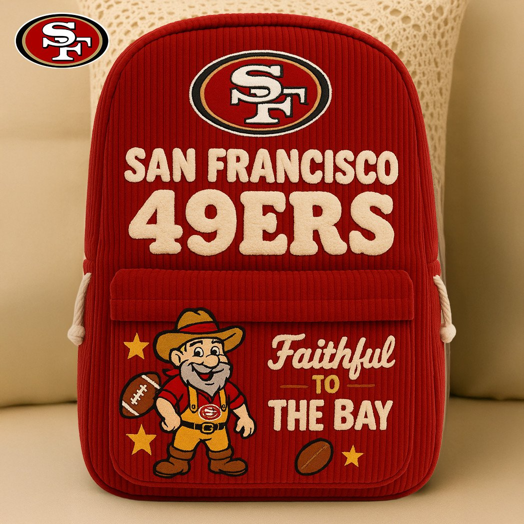 Premium NFL SF49 Corduroy Backpack V1 NMD TTV