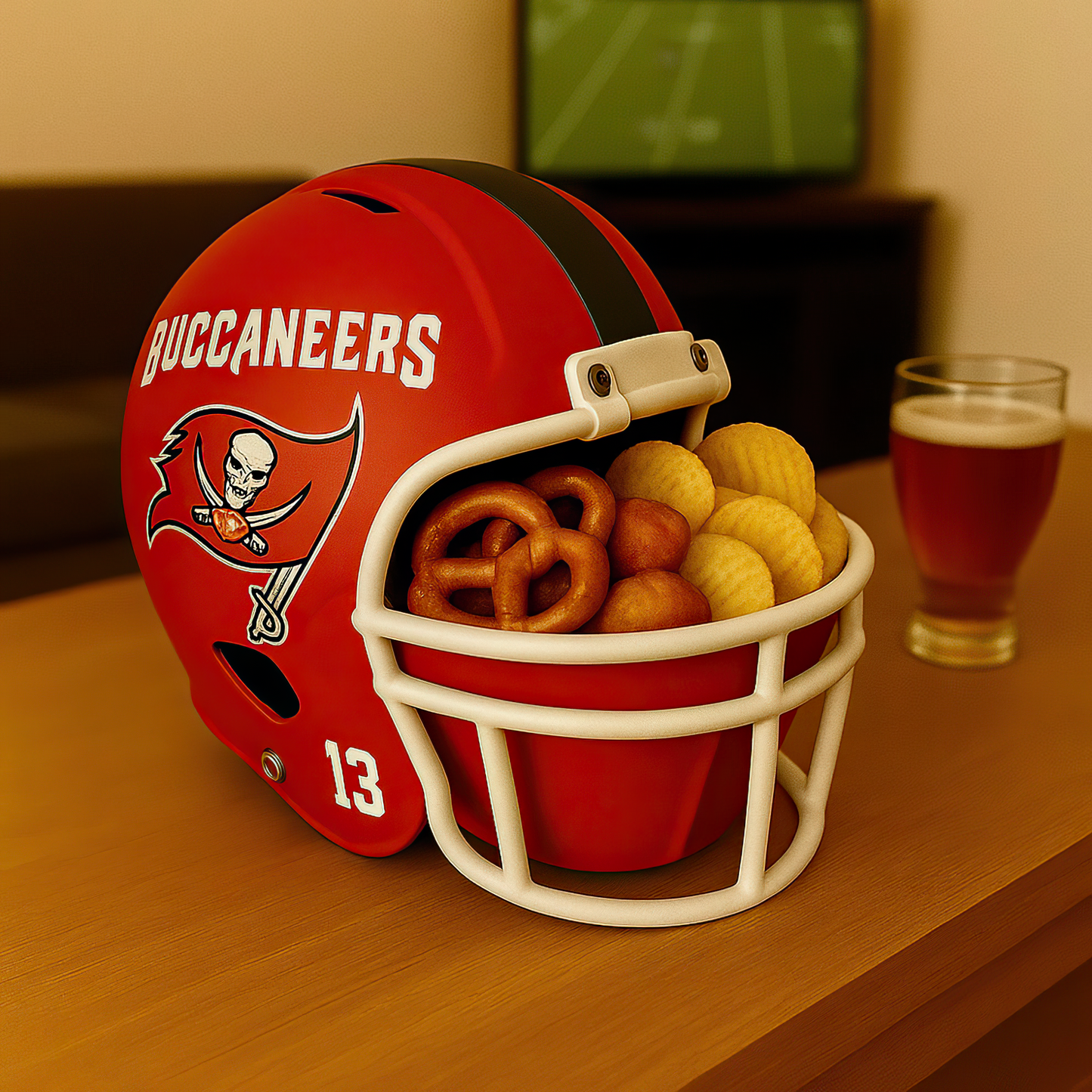 Premium NFL TB Legacy Football Helmet Snack Bowl V1 NMD TTV