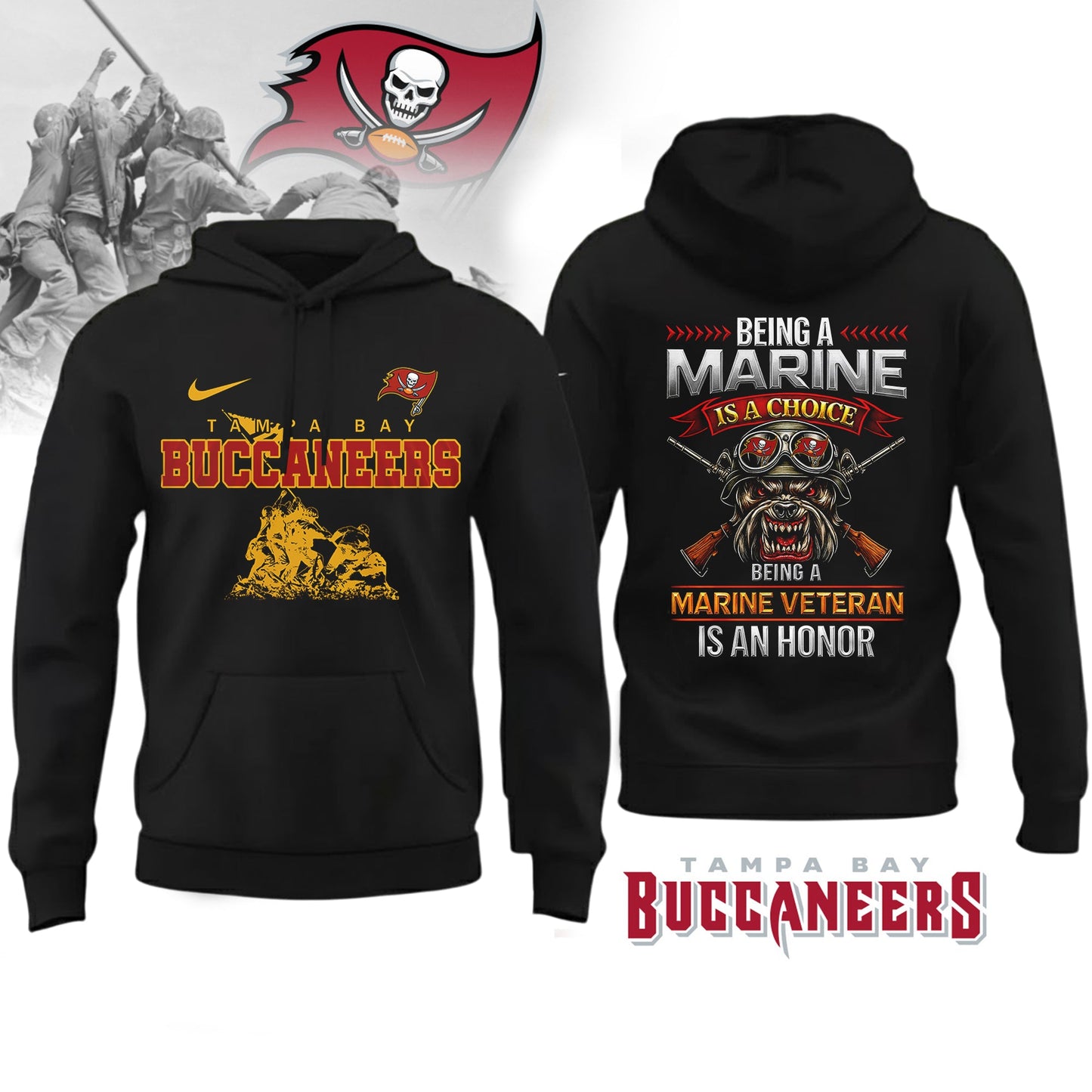 Premium NFL TB Marine Veteran Shirt V2 NMD NHM