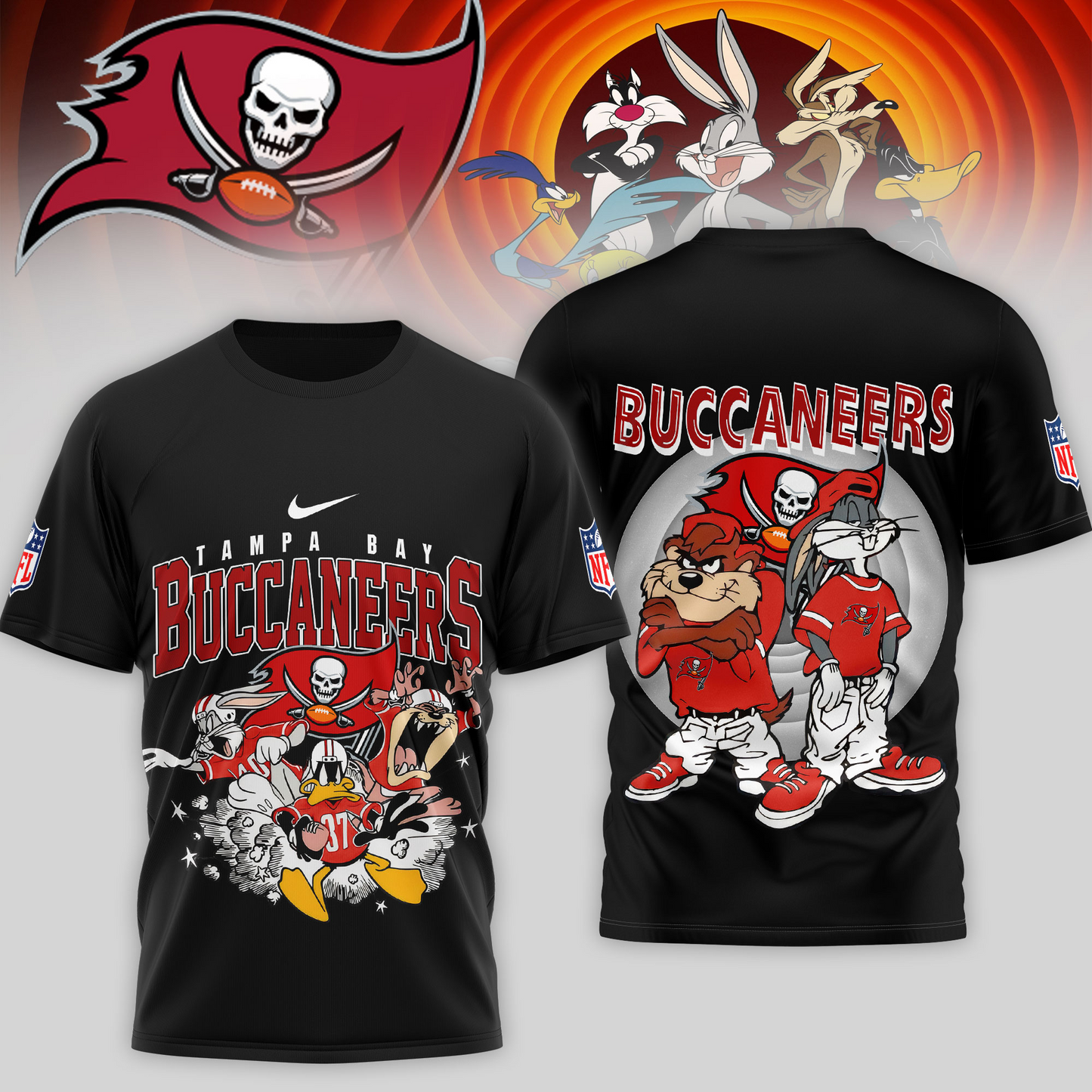 Premium NFL TB x LNTS T-shirt V1 NMD TTV