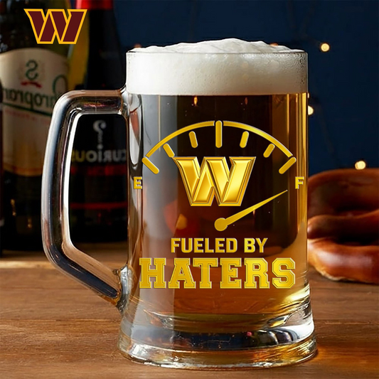 Premium NFL WAS Fueled By Haters Beer Glasses V1 NMD 031125 TTV