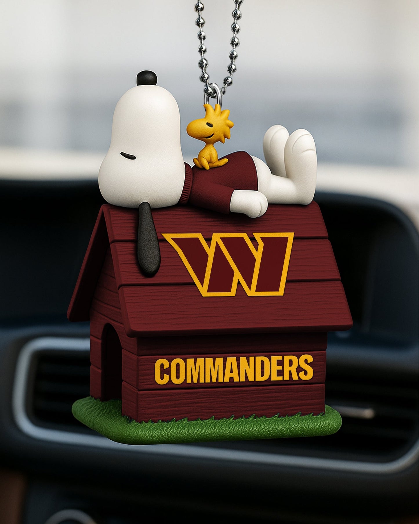 Premium NFL WAS x Snoopy Car Ornament V2 NMD NHM