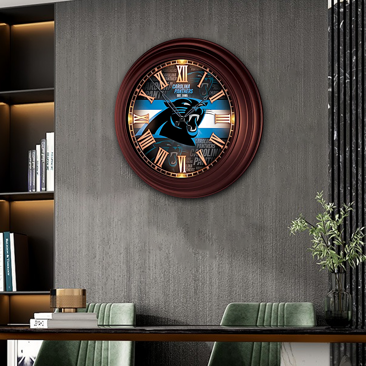 PREMIUM NFL x CAR ATOMIC WALL CLOCK NDT TDT