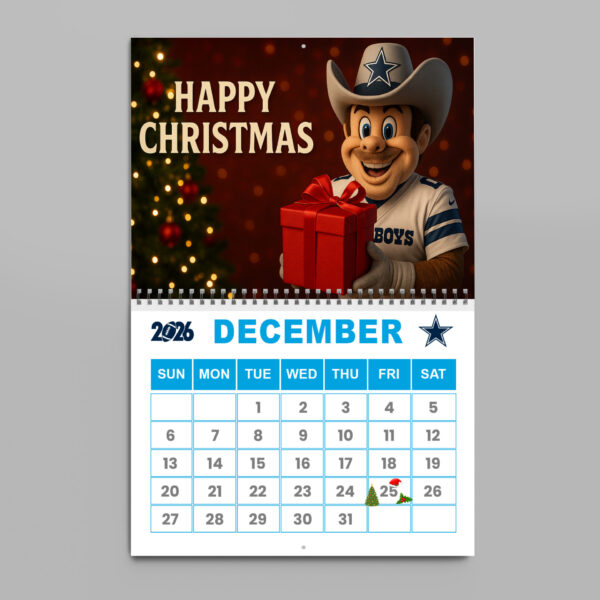 Premium NFL X DAL  2026 Wall Calendar NDT NHM