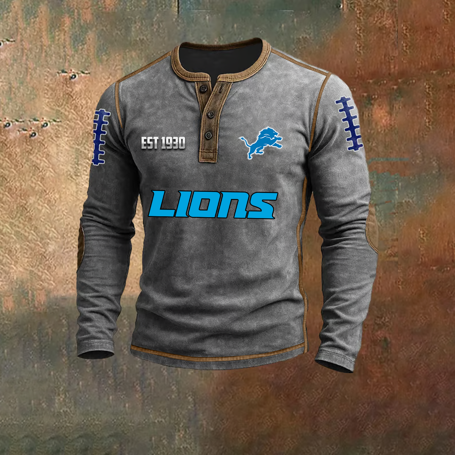 PREMIUM NFL X DET LONG SLEEVE SHIRT NDT TDT