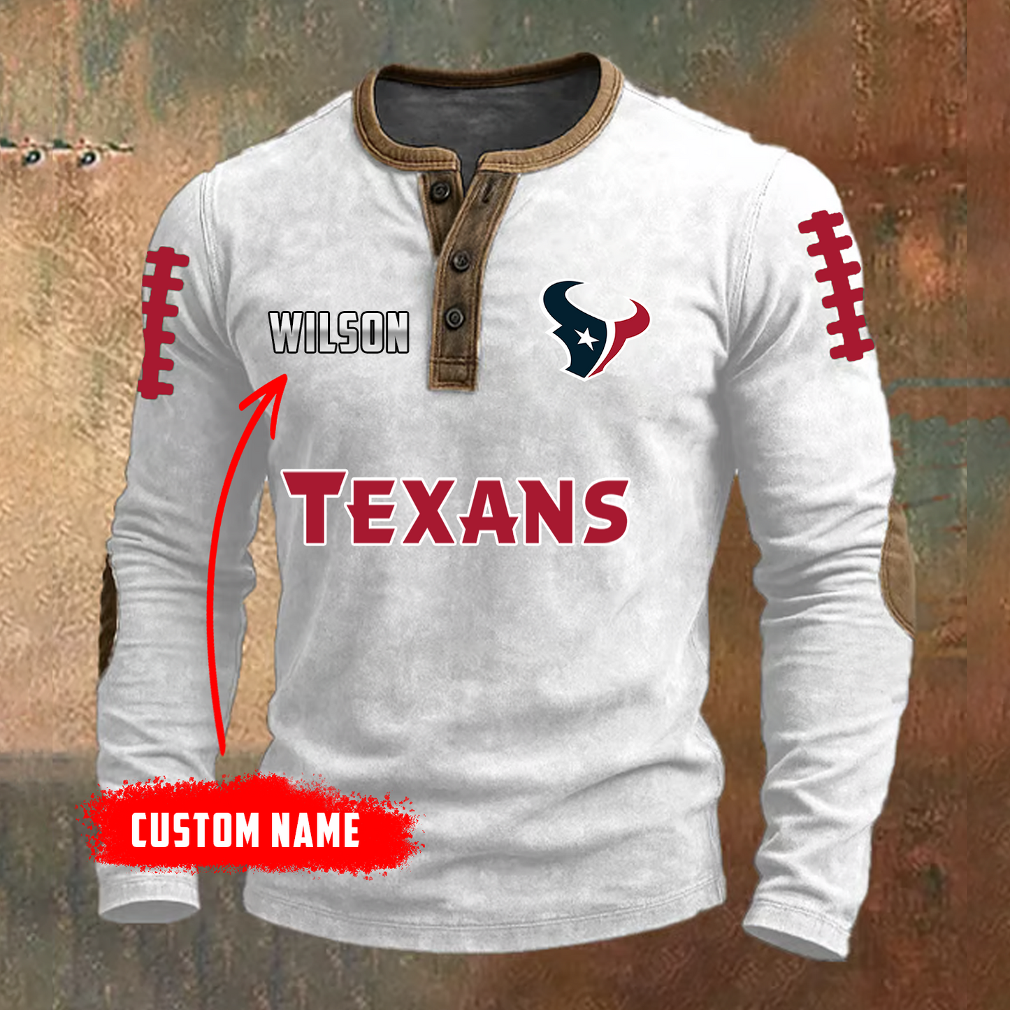 PREMIUM NFL X HOU LONG SLEEVE SHIRT NDT TDT