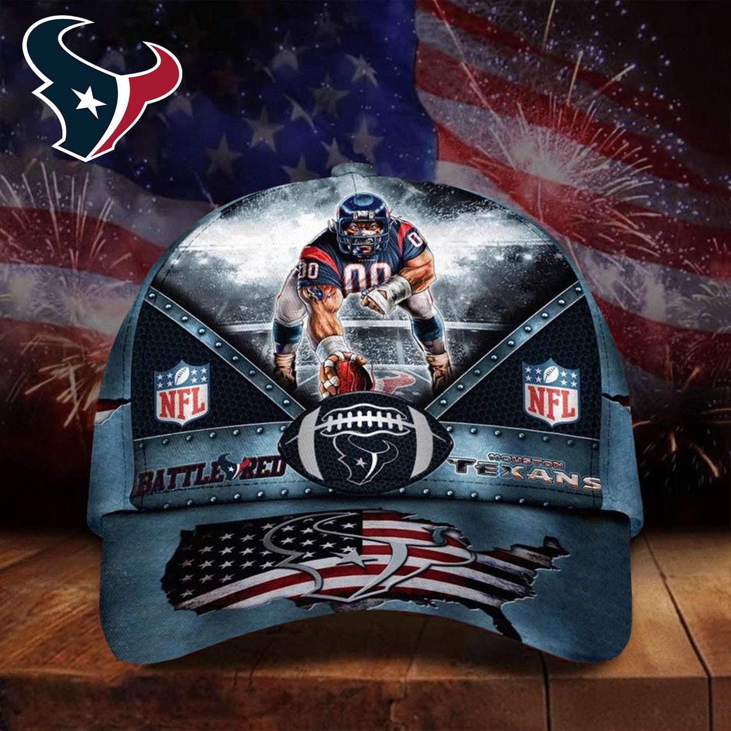 PREMIUM NFL X HOU Super Bowl LIX 2025 Cap NDT NHM