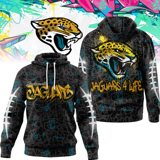 Premium NFL X JAG  Special Graffiti My Team 4 Life Hoodie NDT TDT