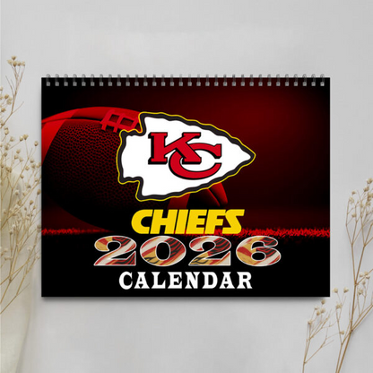 Premium NFL X KCC 2026 Wall Calendar NDT NHM
