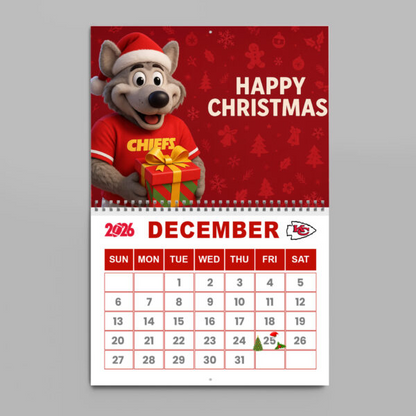 Premium NFL X KCC 2026 Wall Calendar NDT NHM