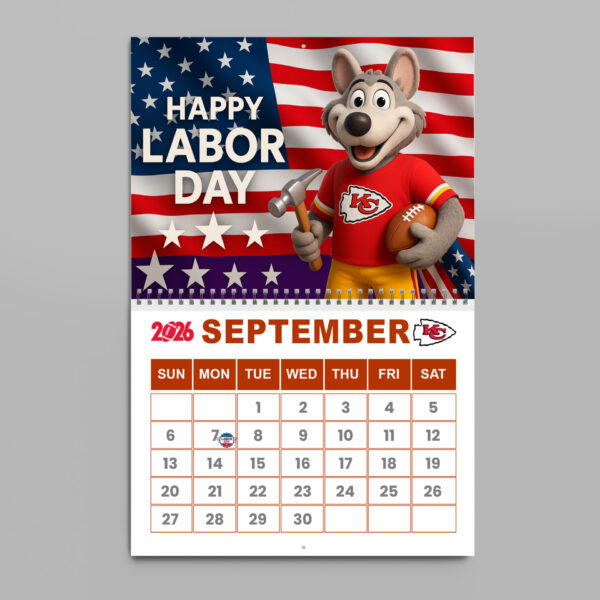 Premium NFL X KCC 2026 Wall Calendar NDT NHM