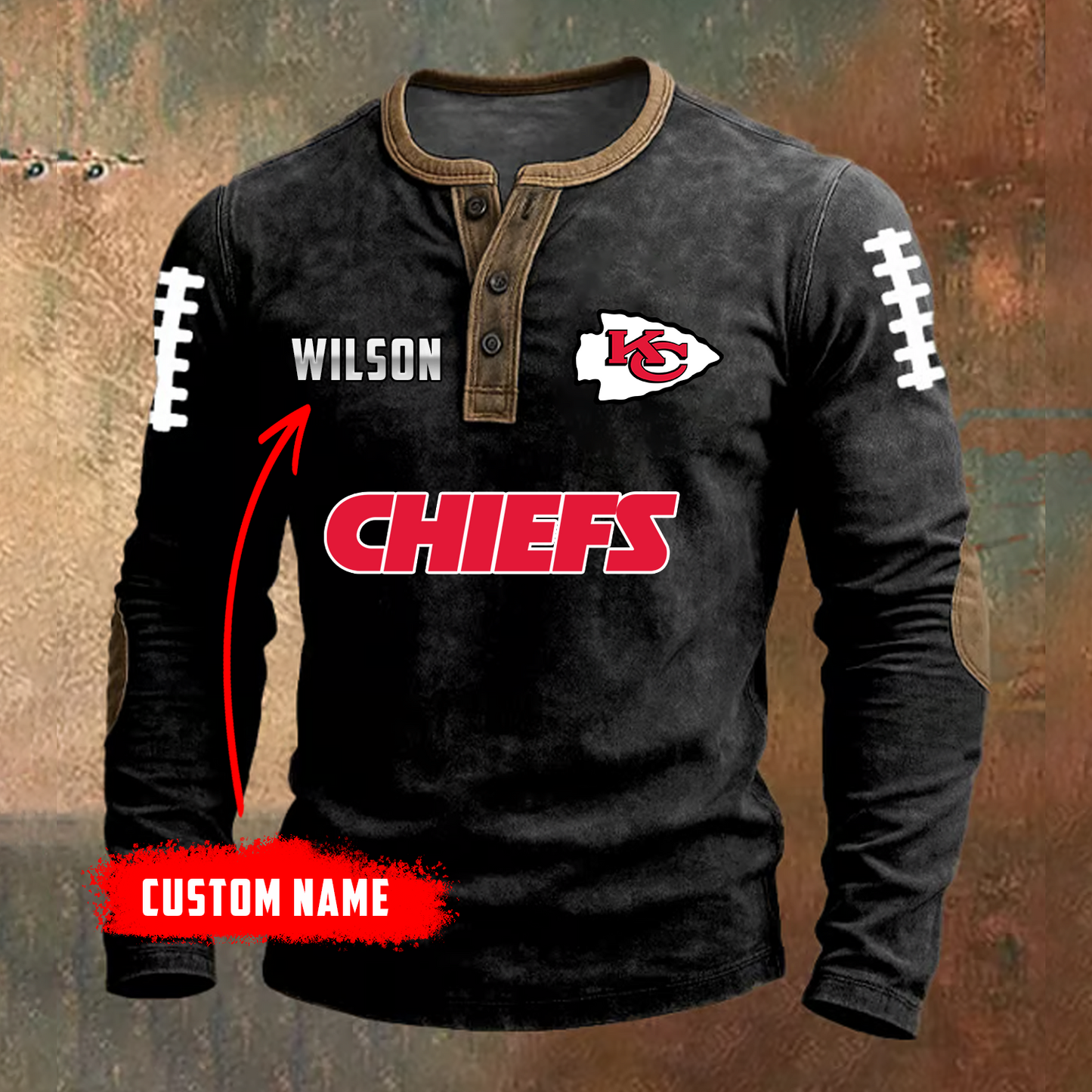 PREMIUM NFL X KCC LONG SLEEVE SHIRT NDT TDT