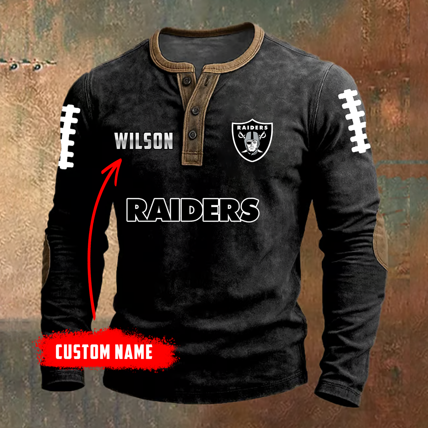 PREMIUM NFL X LVR LONG SLEEVE SHIRT NDT TDT