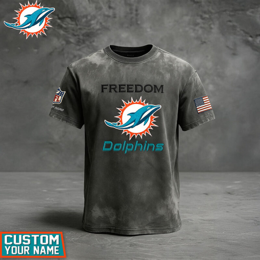 Premium NFL x MIA The Freedom Washed Tee  NDT TDT