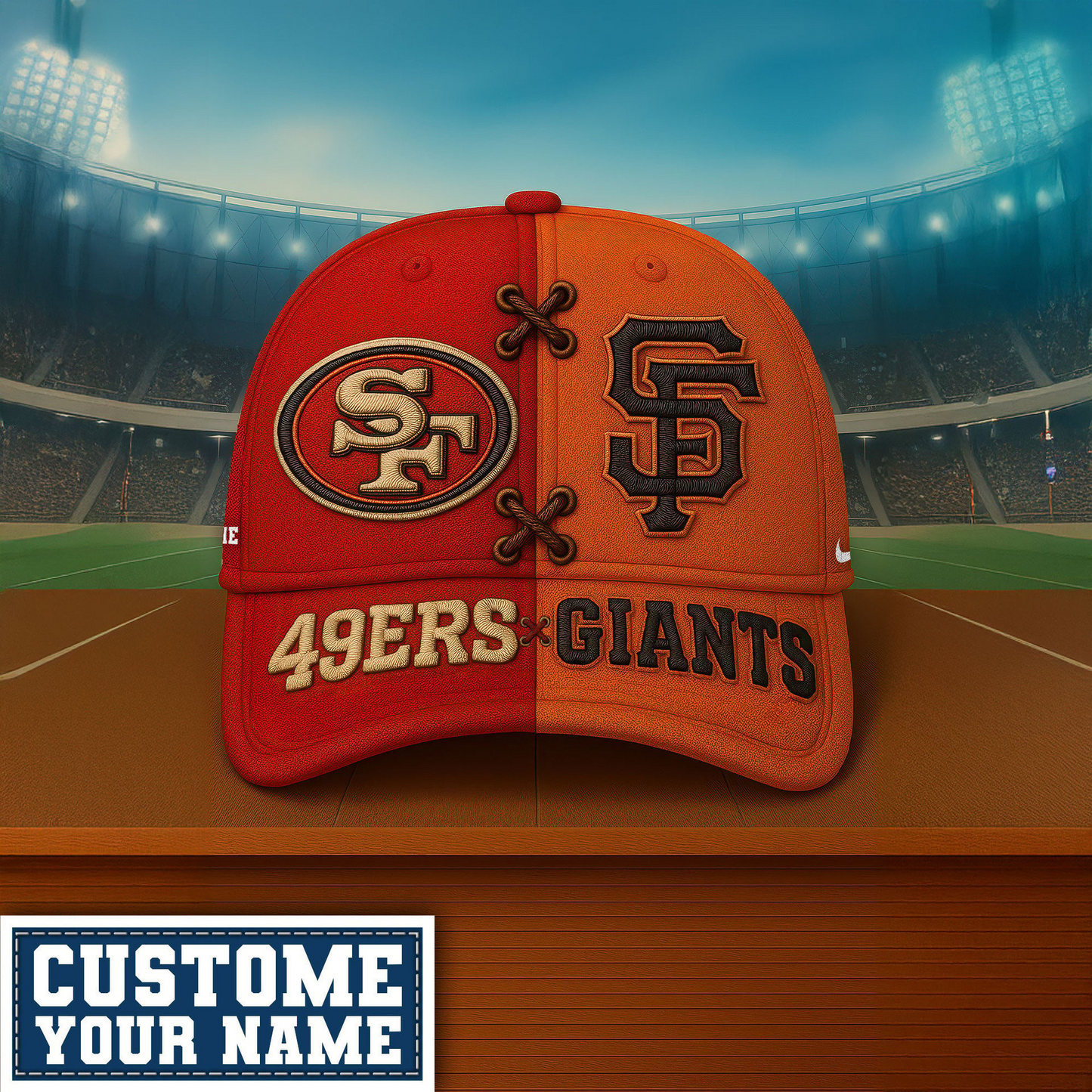 Premium NFL x MLB SF & SFG Crossover Custom Cap V1 NMD TTV