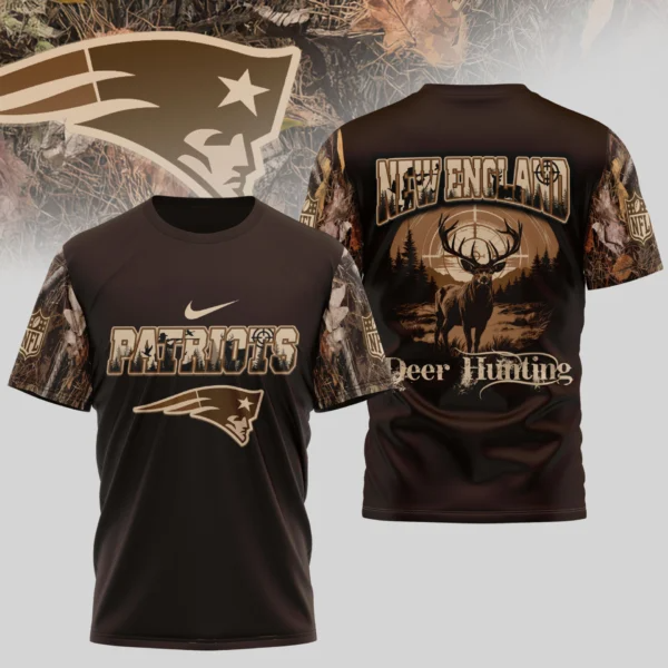 Premium NFL X NE Deer Hunting 3D Shirt NDT NHM