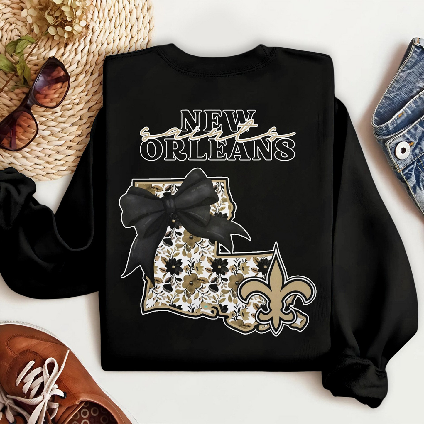 Premium NFL x NO Cozy State Bow Sweatshirt TUANND TANTD