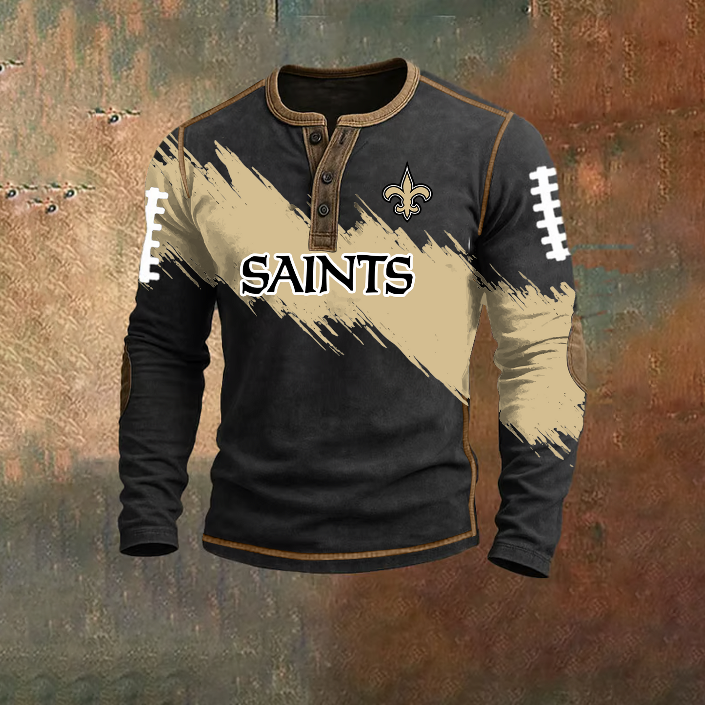 PREMIUM NFL X NO HENLEY LONG SLEEVE OUTFIT SHIRT NDT TDT