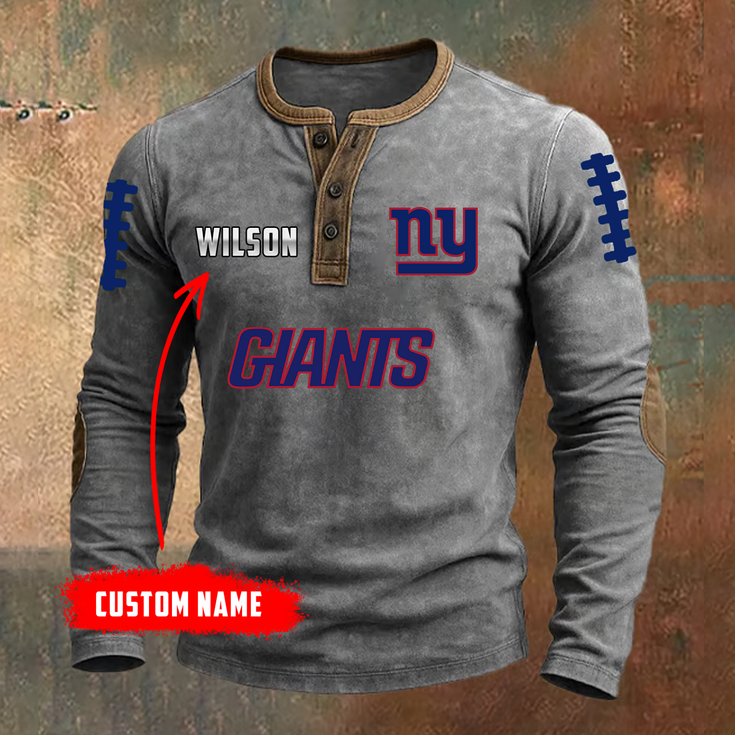 PREMIUM NFL X NYG LONG SLEEVE SHIRT NDT TDT