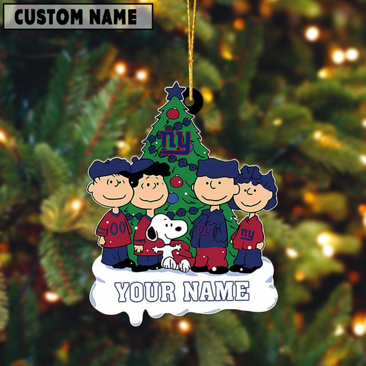 PREMIUM NFL X NYG The Peanuts Christmas Tree Fans NDT NHM