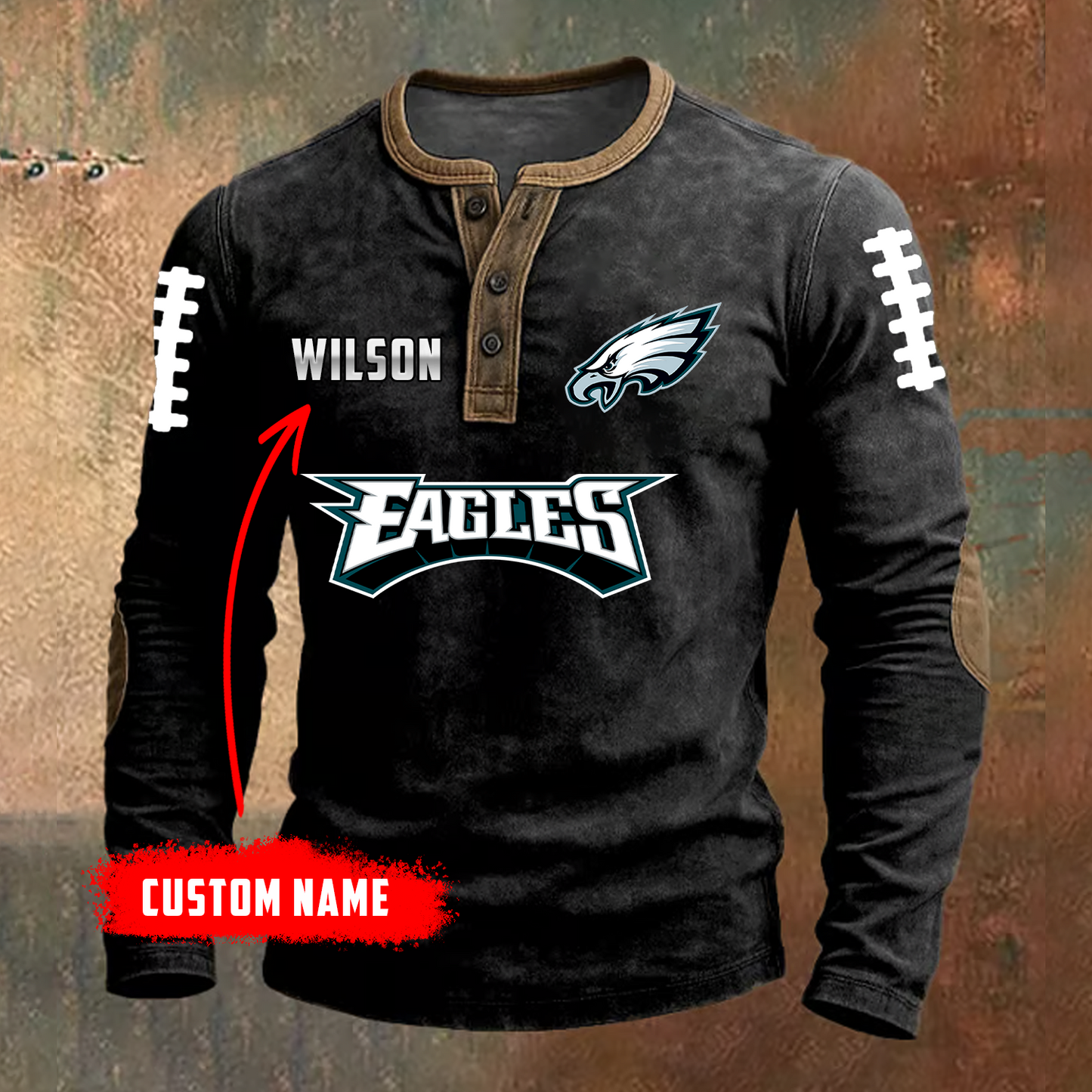 PREMIUM NFL X PHI LONG SLEEVE SHIRT NDT TDT