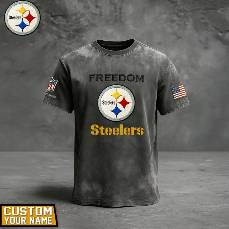 Premium NFL x PIT The Freedom Washed Tee  NDT TDT