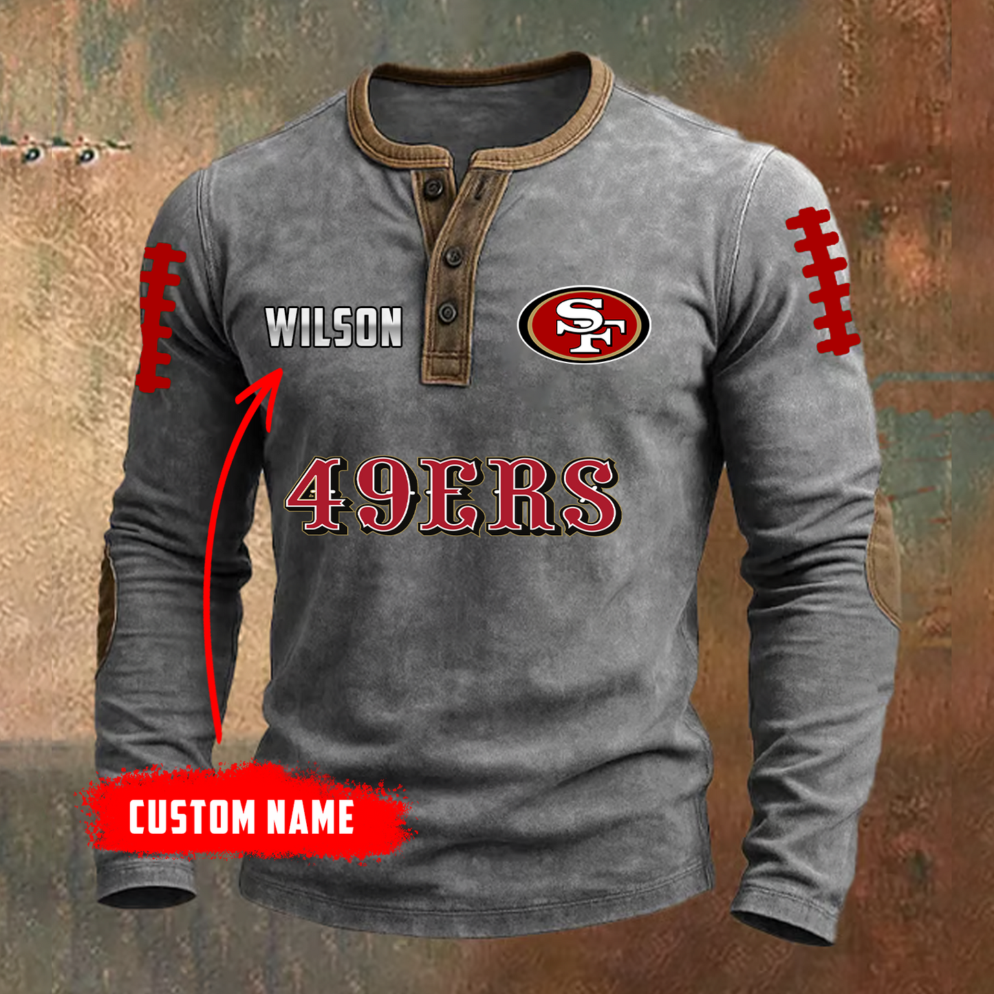 PREMIUM NFL X SF LONG SLEEVE SHIRT NDT TDT