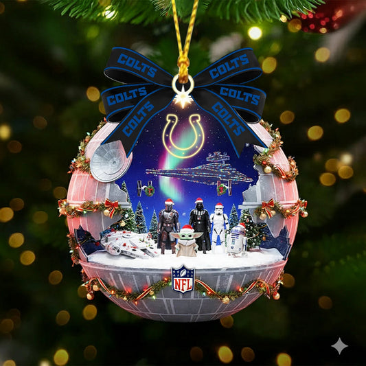 PREMIUM X IND NFL GIFT CHRISTMAS ORNAMENT NDT NHM