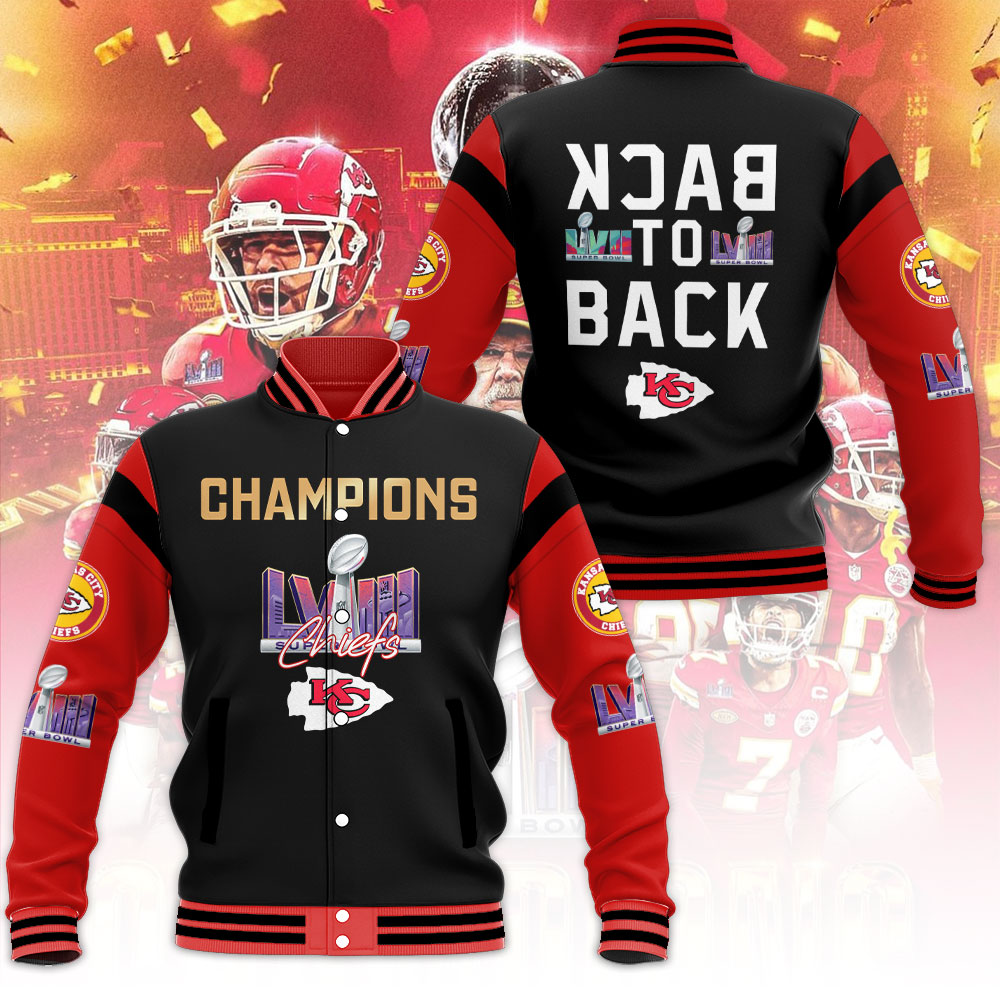 Back To Back Kansas City Chiefs Varsity Jacket